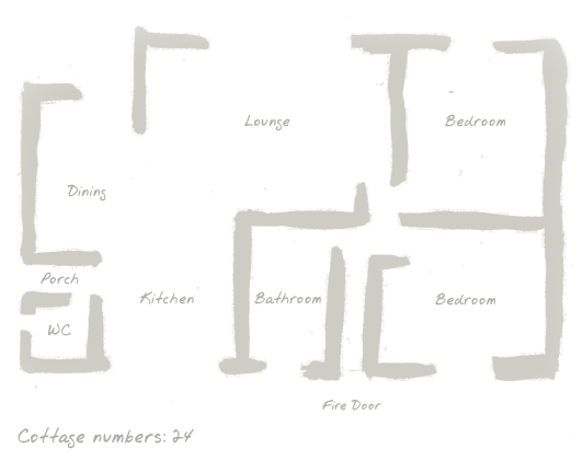 Two-bedroom open plan